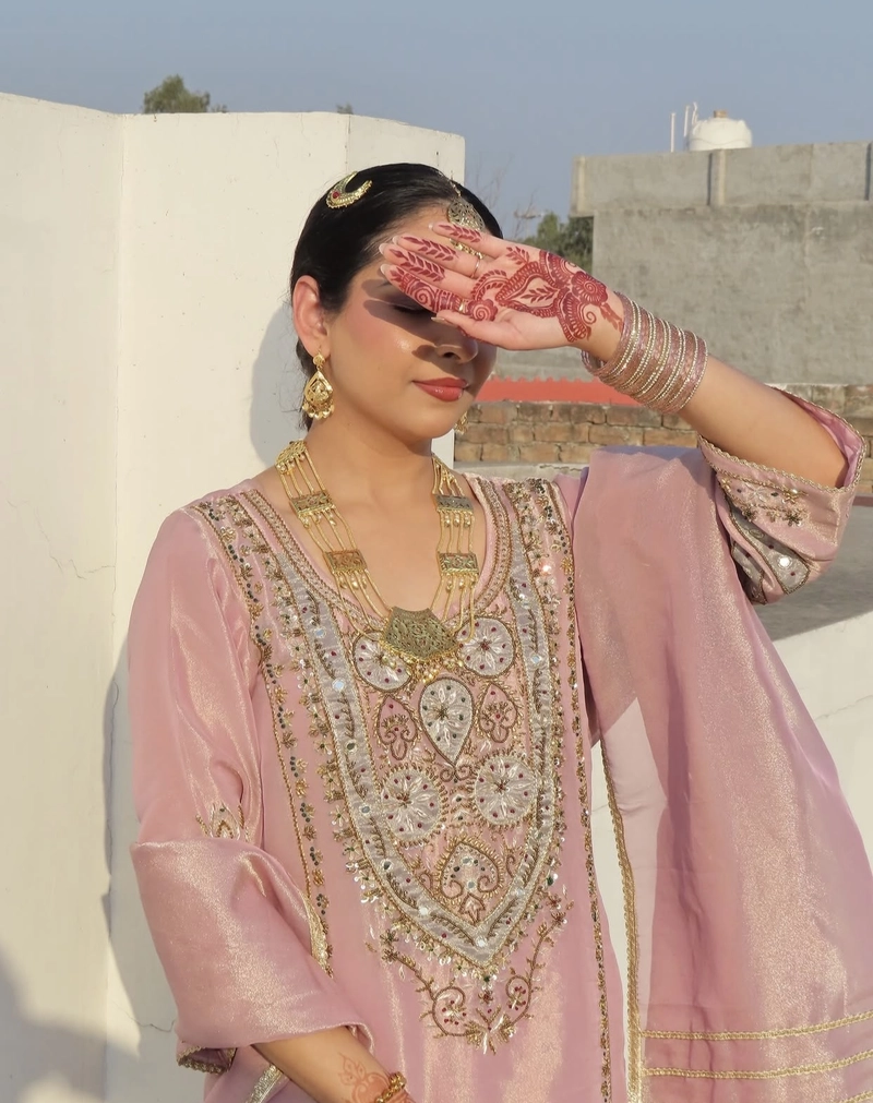 grace and confidence reflected in punjabi girl pic for dp