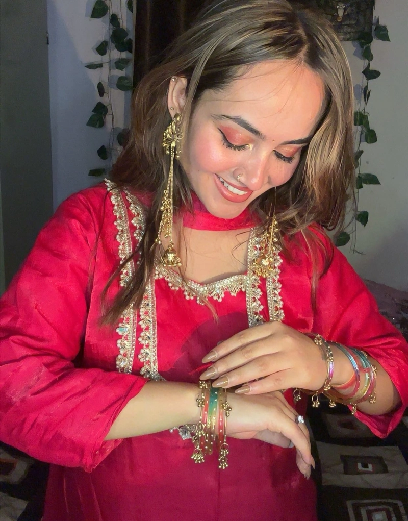 graceful traditional profile aesthetics in rajput dp for girl