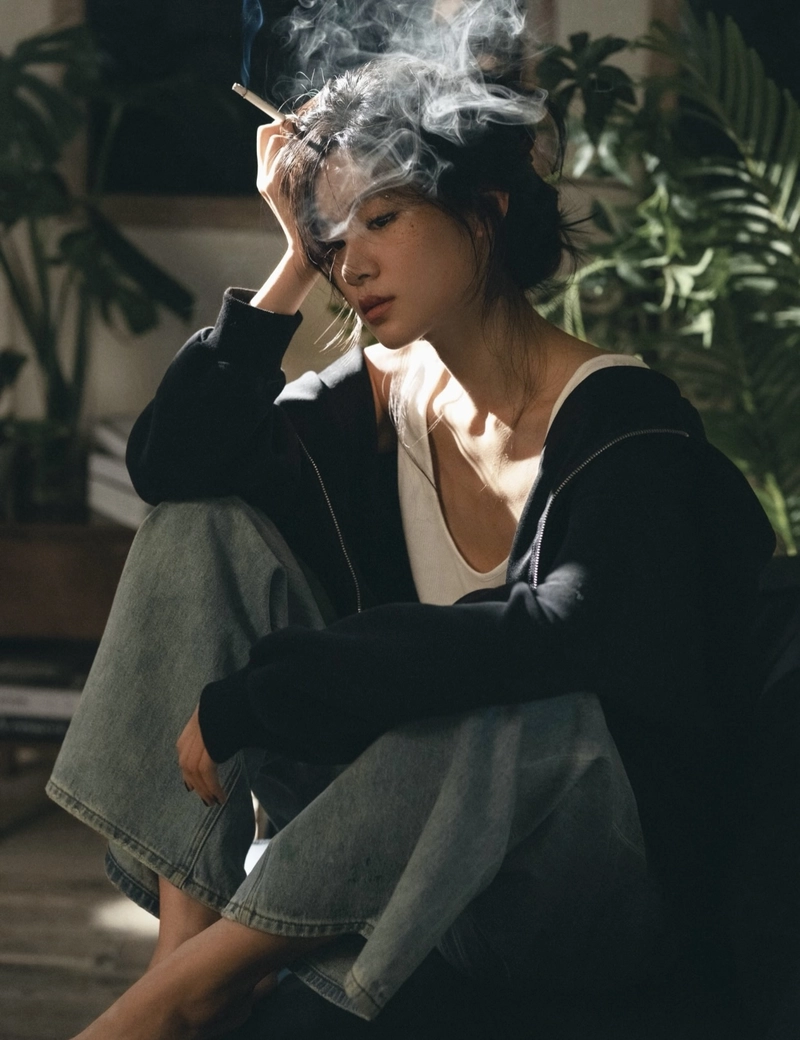 inner emotions reflected in sad dp of girl