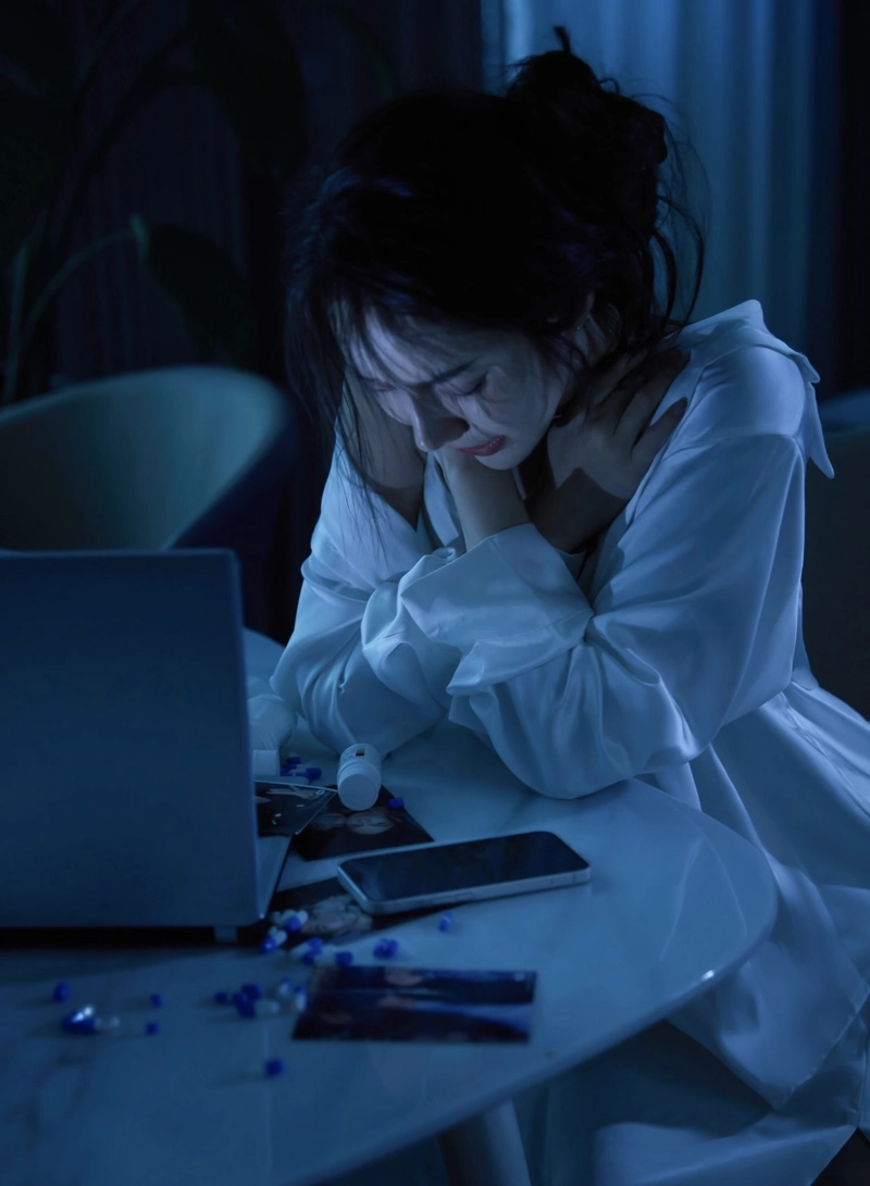moody aesthetic vibes through sad dp of girl