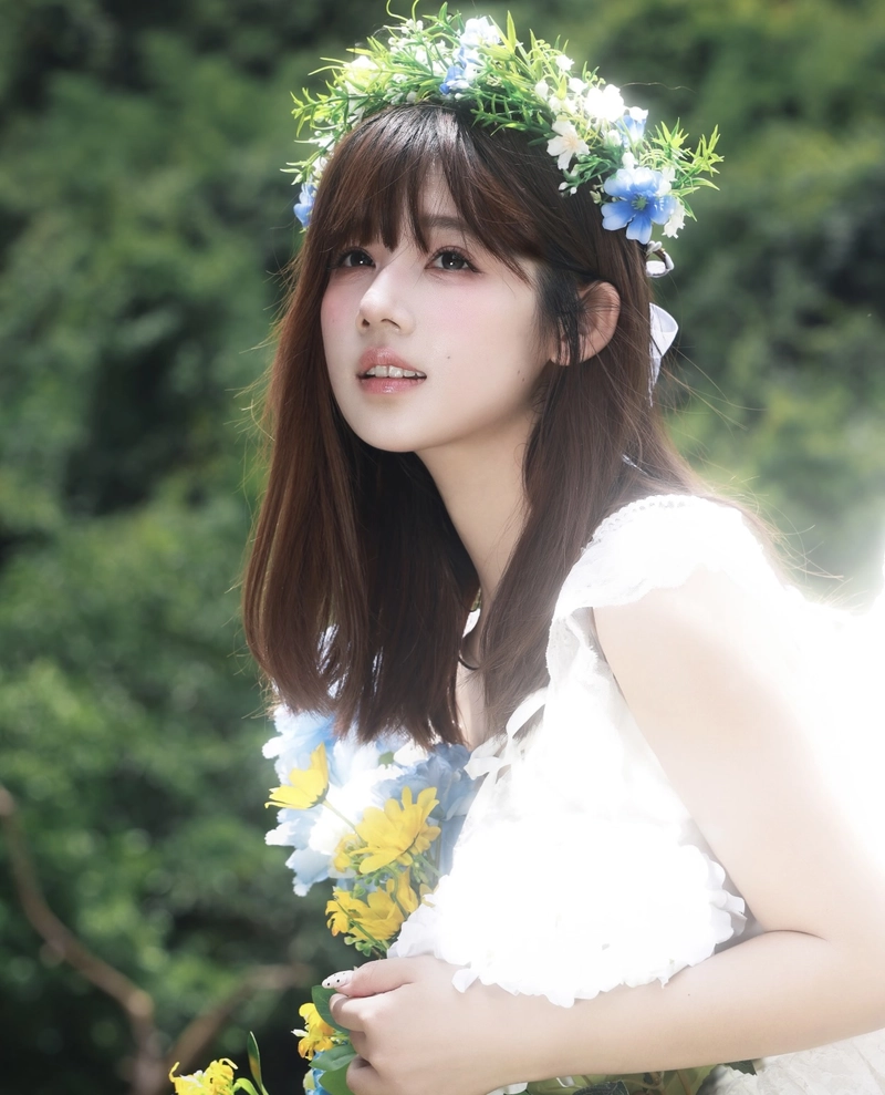 real girl pic for fb dp with bright positive energy