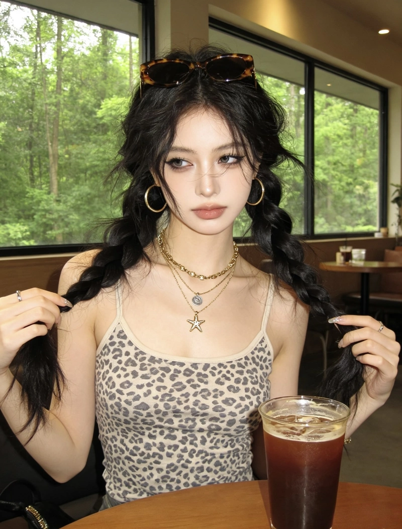 social media worthy aesthetics with new style girl dp