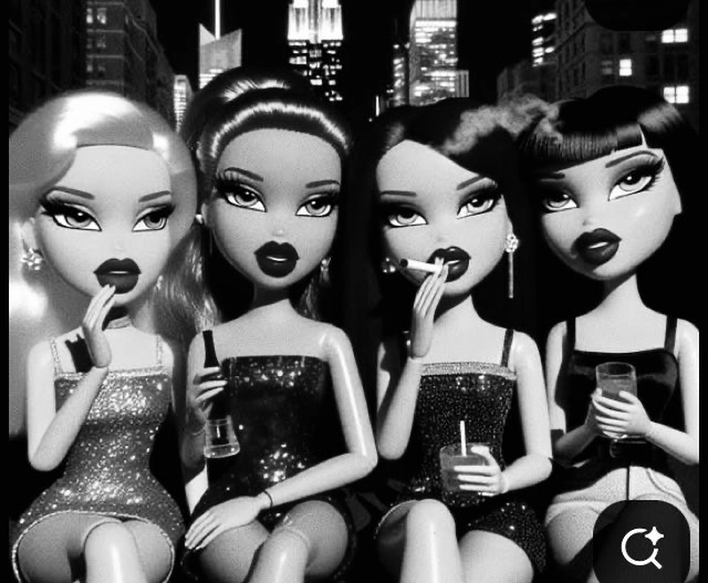 stylish friendship aesthetics found in girls gang dp