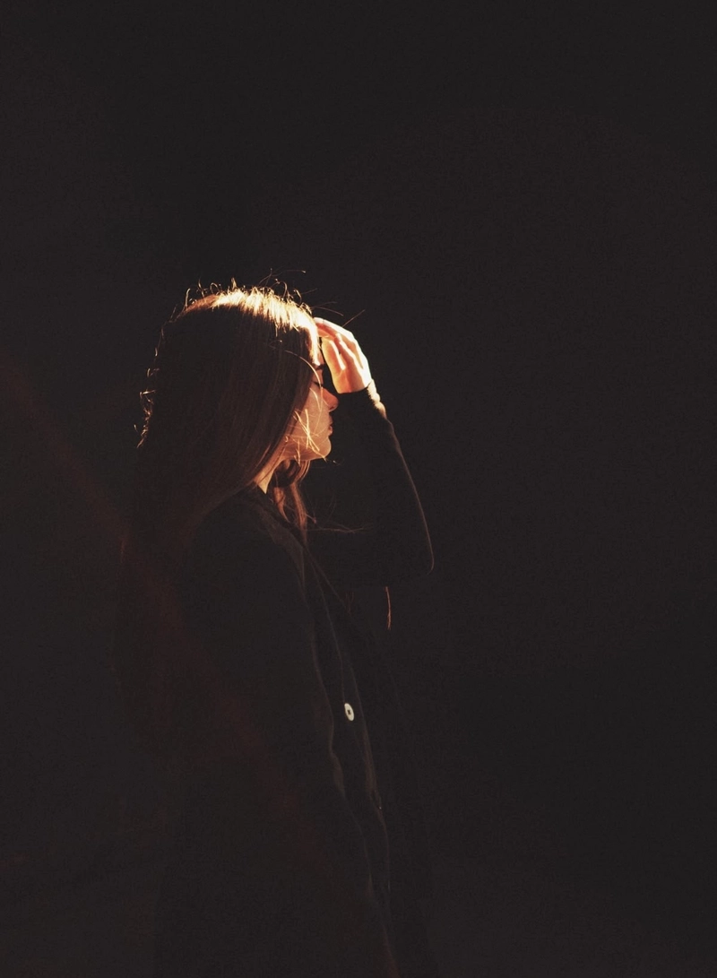 thoughtful moments reflected in sad dp of girl