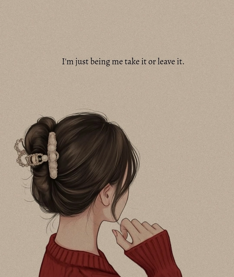 thoughtful profile updates using dp for girls with quotes