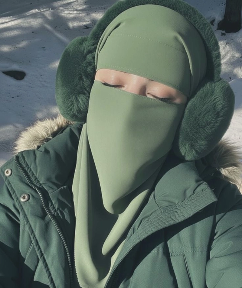 trendy burkha girl dp for instagram and facebook